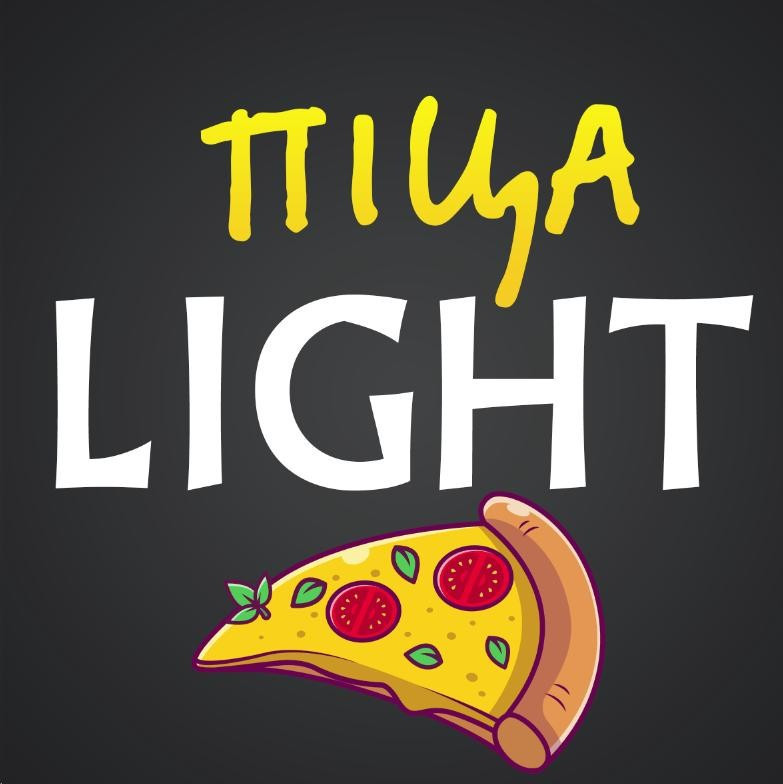 Логотип заведения Піца LIGHT та Шаурма