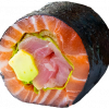 Кето суши с лососем BUDUSUSHi