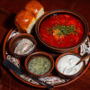 Украинский борщ с пампушками Шульц